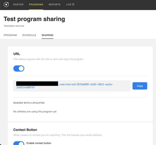 program sharing